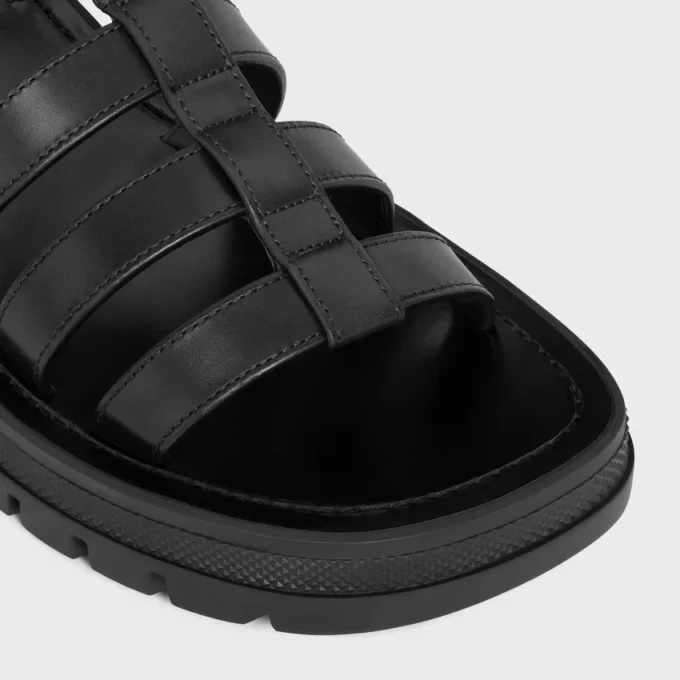 Celine Clea Triomphe Dana Derisi Gladyatör Sandalet – Bitkisel Tabaklama Celine Clea Triomphe Dana Derisi Gladyatör Sandalet – Bitkisel Tabaklama