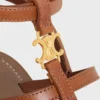 CELINE – Dana Derisi Clea Triomphe Bantlı Sandalet – Bitkisel Tabaklama CELINE – Dana Derisi Clea Triomphe Bantlı Sandalet – Bitkisel Tabaklama