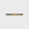 CELINE Disk Tokalı 25 mm Metal ve Çift Taraflı Taurillon Kayış 25 mm CELINE Disk Tokalı 25 mm Metal ve Çift Taraflı Taurillon Kayış 25 mm