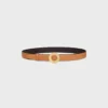 CELINE Disk Tokalı ve Çift Taraflı Kayış 25 mm CELINE Disk Tokalı ve Çift Taraflı Kayış 25 mm