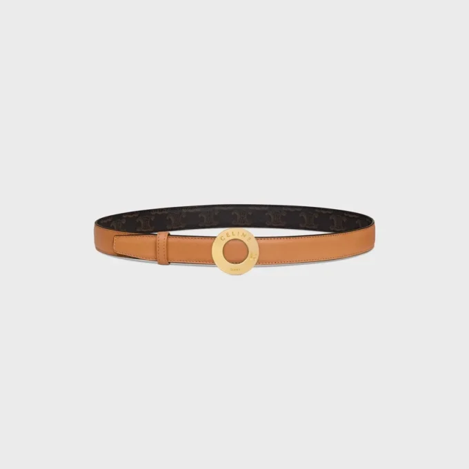 CELINE Disk Tokalı ve Çift Taraflı Kayış 25 mm CELINE Disk Tokalı ve Çift Taraflı Kayış 25 mm