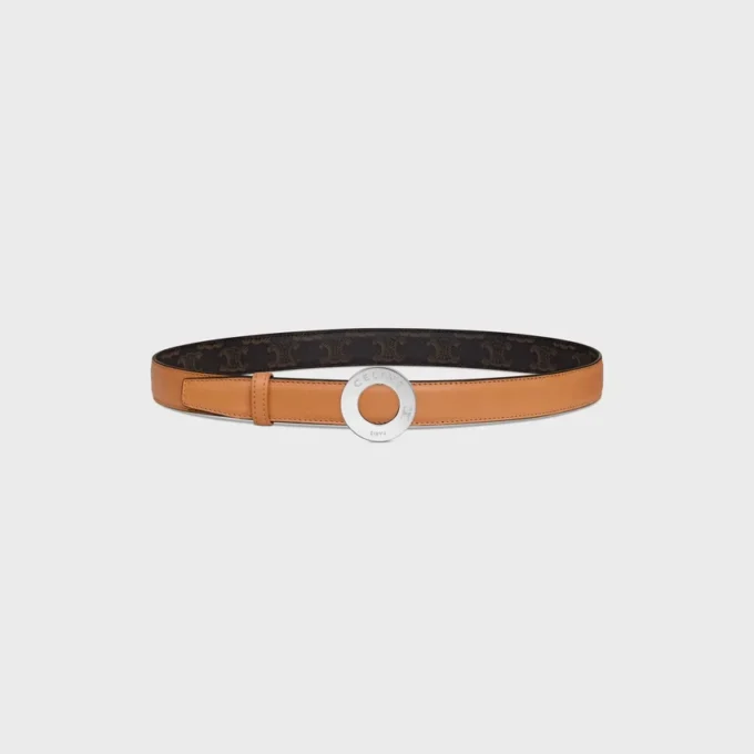 CELINE Disk Tokalı ve Çift Taraflı Kayış 25 mm CELINE Disk Tokalı ve Çift Taraflı Kayış 25 mm