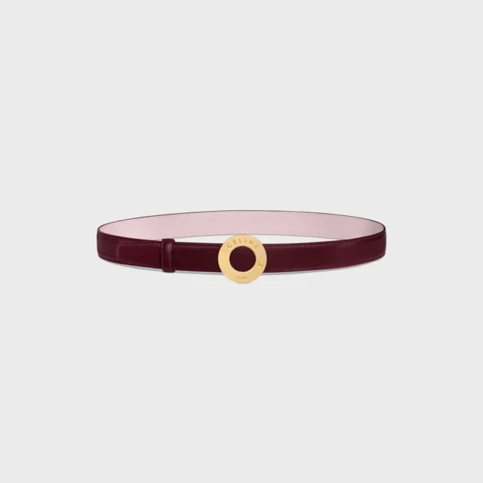 CELINE Disk Tokalı ve Çift Taraflı Kayış 25 mm CELINE Disk Tokalı ve Çift Taraflı Kayış 25 mm