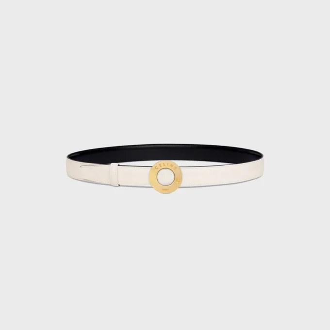 CELINE Disk Tokalı ve Çift Taraflı Kayış 25 mm CELINE Disk Tokalı ve Çift Taraflı Kayış 25 mm