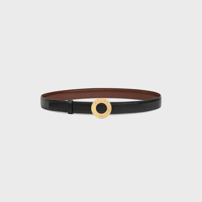 CELINE Disk Tokalı ve Çift Taraflı Kayış 25 mm CELINE Disk Tokalı ve Çift Taraflı Kayış 25 mm
