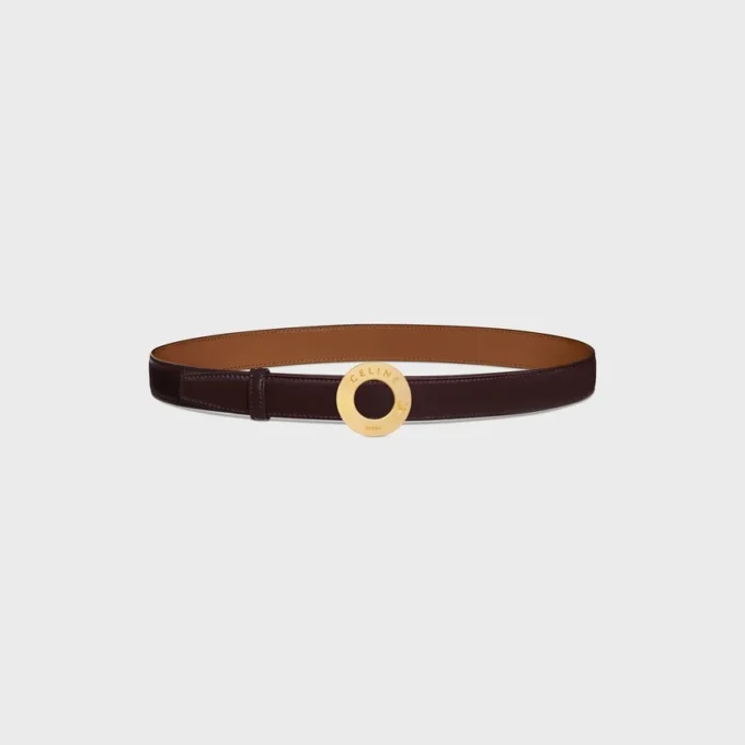 CELINE Disk Tokalı ve Çift Taraflı Kayış 25 mm CELINE Disk Tokalı ve Çift Taraflı Kayış 25 mm