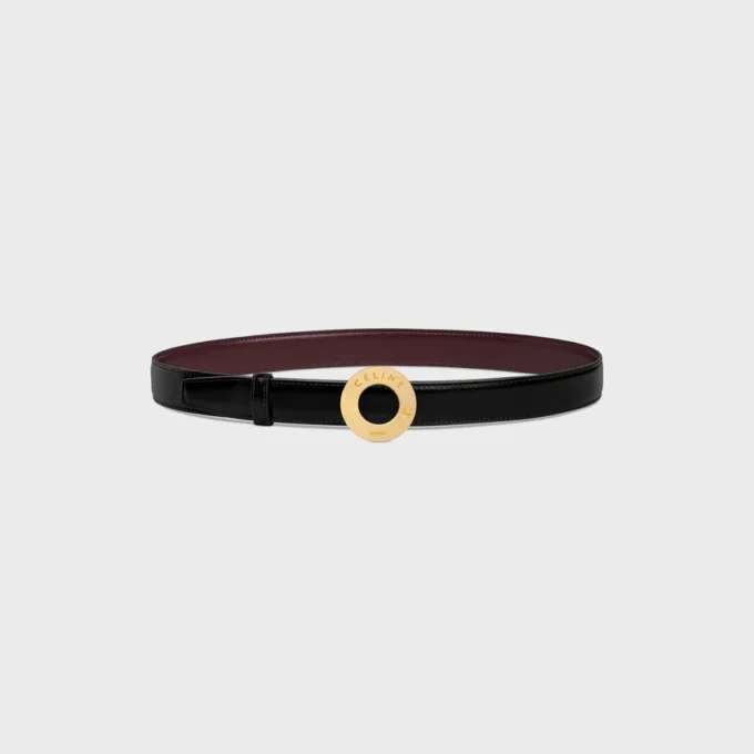 CELINE Disk Tokalı ve Çift Taraflı Kayış 25 mm CELINE Disk Tokalı ve Çift Taraflı Kayış 25 mm