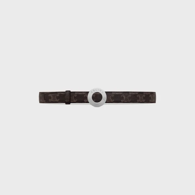 CELINE Disk Tokalı ve Çift Taraflı Kayış 25 mm CELINE Disk Tokalı ve Çift Taraflı Kayış 25 mm
