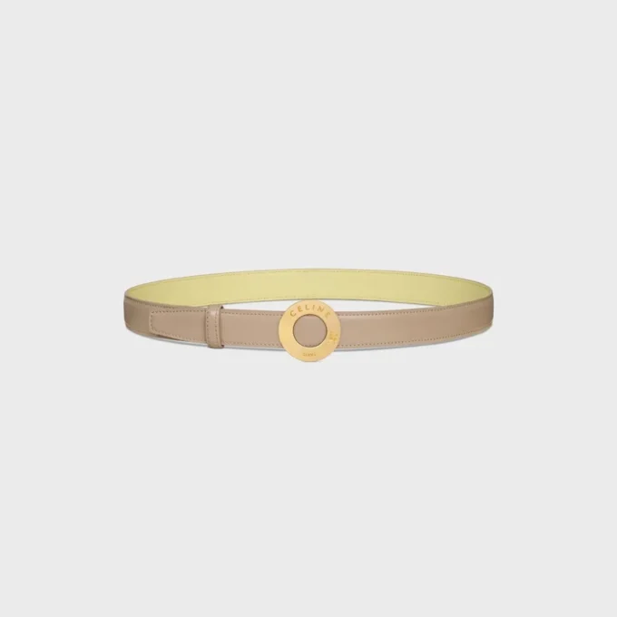 CELINE Disk Tokalı ve Çift Taraflı Kayış 25 mm CELINE Disk Tokalı ve Çift Taraflı Kayış 25 mm