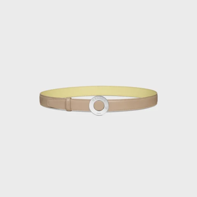 CELINE Disk Tokalı ve Çift Taraflı Kayış 25 mm CELINE Disk Tokalı ve Çift Taraflı Kayış 25 mm