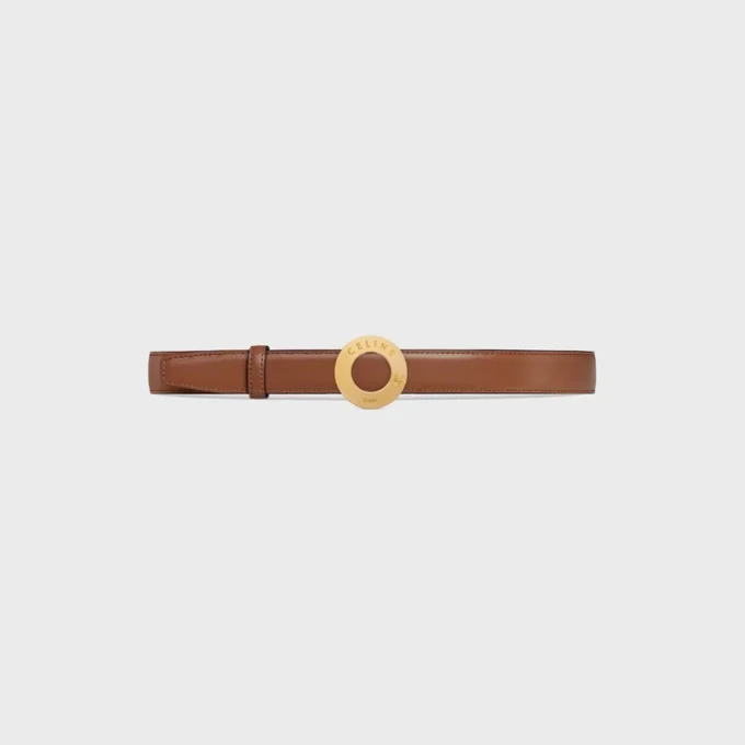 CELINE Disk Tokalı ve Çift Taraflı Kayış 25 mm CELINE Disk Tokalı ve Çift Taraflı Kayış 25 mm