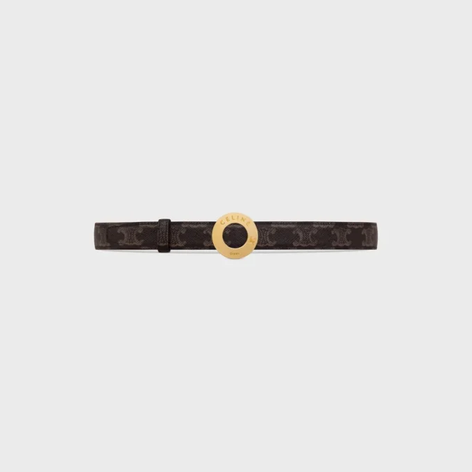 CELINE Disk Tokalı ve Çift Taraflı Kayış 25 mm CELINE Disk Tokalı ve Çift Taraflı Kayış 25 mm