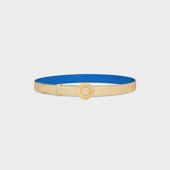 CELINE Disk Tokalı ve Çift Taraflı Kayış 25 mm CELINE Disk Tokalı ve Çift Taraflı Kayış 25 mm