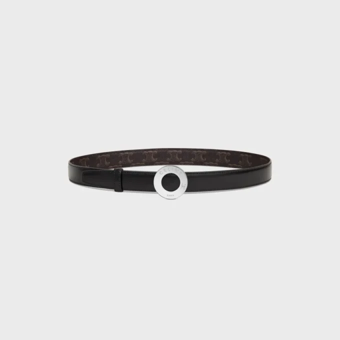 CELINE Disk Tokalı ve Çift Taraflı Kayış 25 mm CELINE Disk Tokalı ve Çift Taraflı Kayış 25 mm