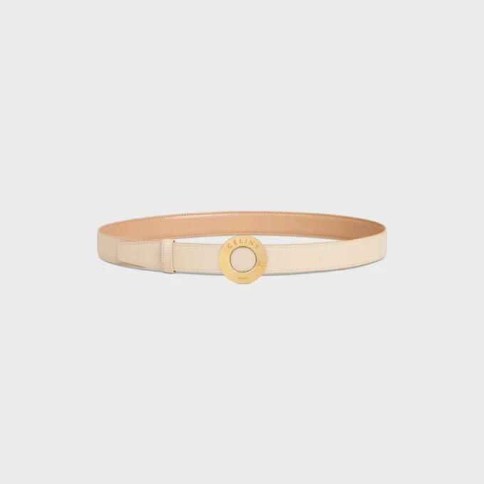 CELINE Disk Tokalı ve Çift Taraflı Kayış 25 mm CELINE Disk Tokalı ve Çift Taraflı Kayış 25 mm