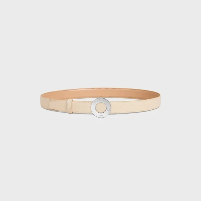 CELINE Disk Tokalı ve Çift Taraflı Kayış 25 mm CELINE Disk Tokalı ve Çift Taraflı Kayış 25 mm