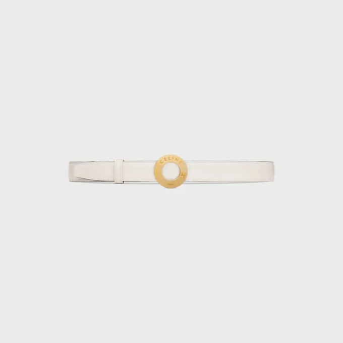 CELINE Disk Tokalı ve Çift Taraflı Kayış 25 mm CELINE Disk Tokalı ve Çift Taraflı Kayış 25 mm