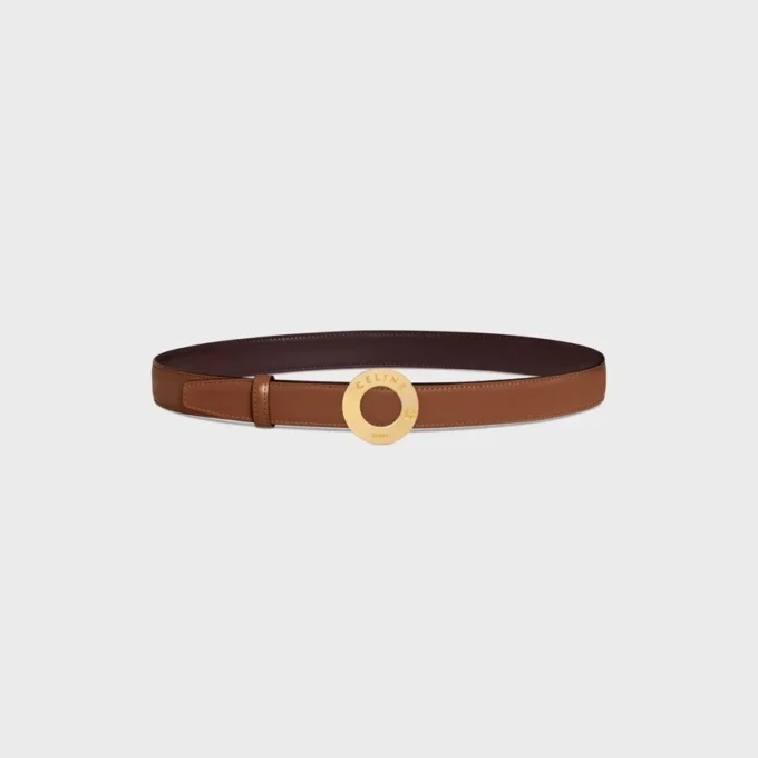 CELINE Disk Tokalı ve Çift Taraflı Kayış 25 mm CELINE Disk Tokalı ve Çift Taraflı Kayış 25 mm