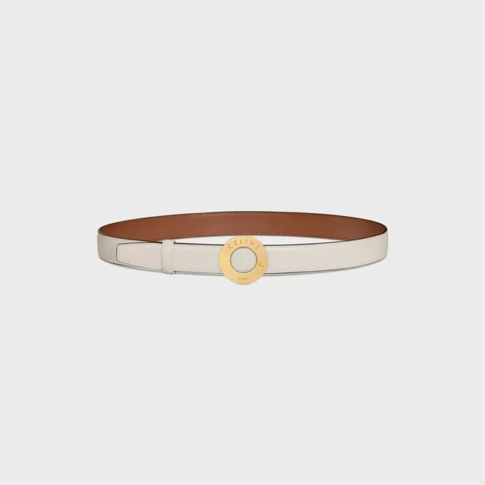 CELINE Disk Tokalı ve Çift Taraflı Kayış 25 mm CELINE Disk Tokalı ve Çift Taraflı Kayış 25 mm