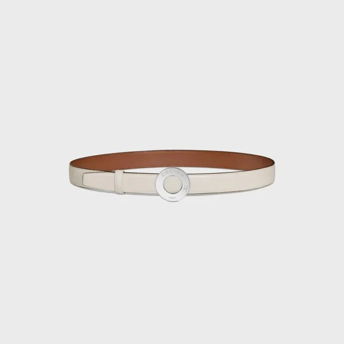 CELINE Disk Tokalı ve Çift Taraflı Kayış 25 mm CELINE Disk Tokalı ve Çift Taraflı Kayış 25 mm