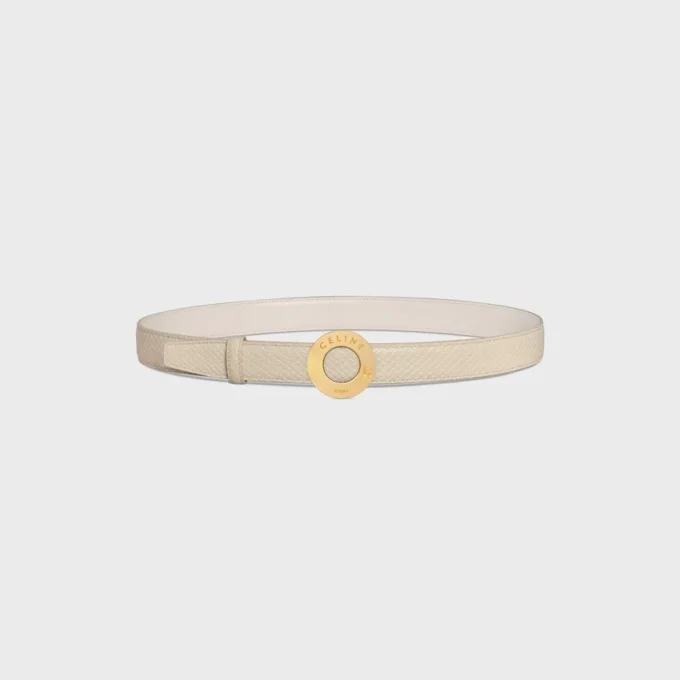 CELINE Disk Tokalı ve Çift Taraflı Kayış 25 mm CELINE Disk Tokalı ve Çift Taraflı Kayış 25 mm