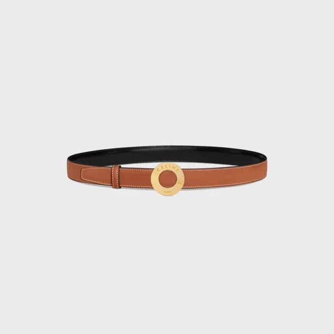 CELINE Disk Tokalı ve Çift Taraflı Kayış 25 mm CELINE Disk Tokalı ve Çift Taraflı Kayış 25 mm