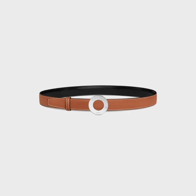 CELINE Disk Tokalı ve Çift Taraflı Kayış 25 mm CELINE Disk Tokalı ve Çift Taraflı Kayış 25 mm