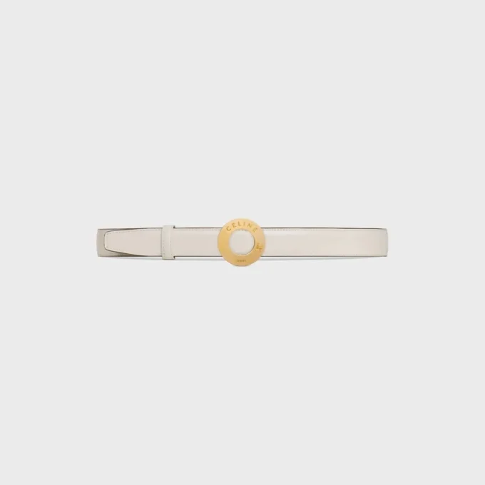 CELINE Disk Tokalı ve Çift Taraflı Kayış 25 mm CELINE Disk Tokalı ve Çift Taraflı Kayış 25 mm