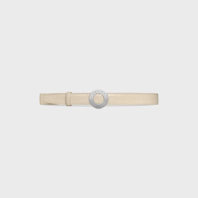 CELINE Disk Tokalı ve Çift Taraflı Kayış 25 mm CELINE Disk Tokalı ve Çift Taraflı Kayış 25 mm