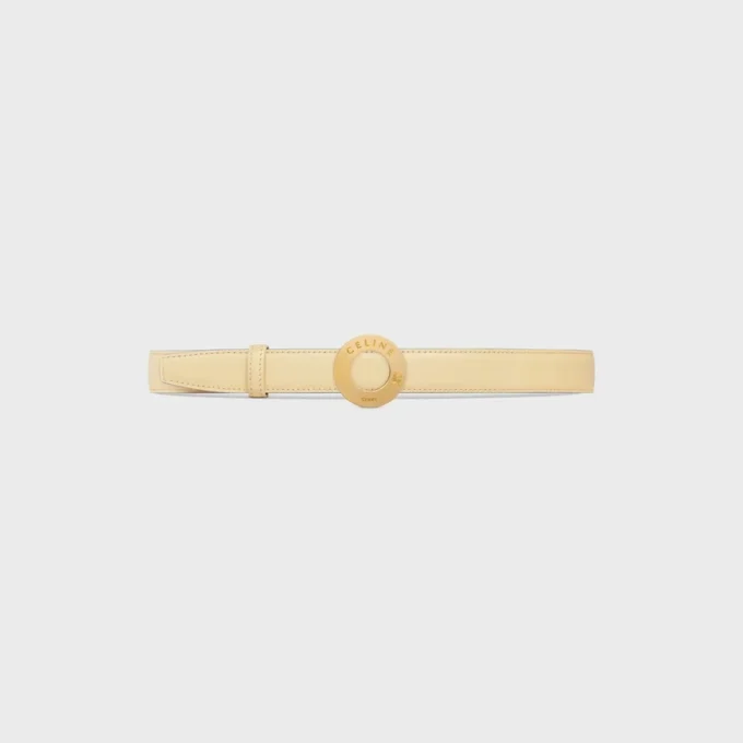 CELINE Disk Tokalı ve Çift Taraflı Kayış 25 mm CELINE Disk Tokalı ve Çift Taraflı Kayış 25 mm