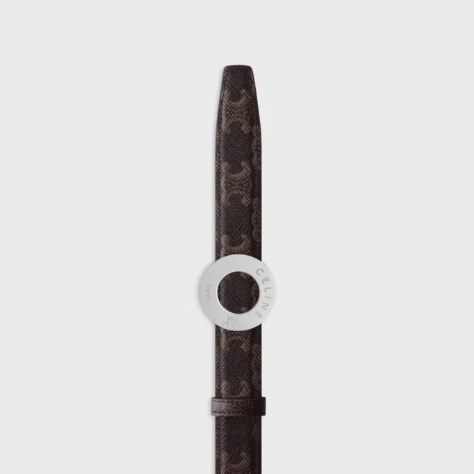 CELINE Disk Tokalı ve Çift Taraflı Kayış 25 mm CELINE Disk Tokalı ve Çift Taraflı Kayış 25 mm