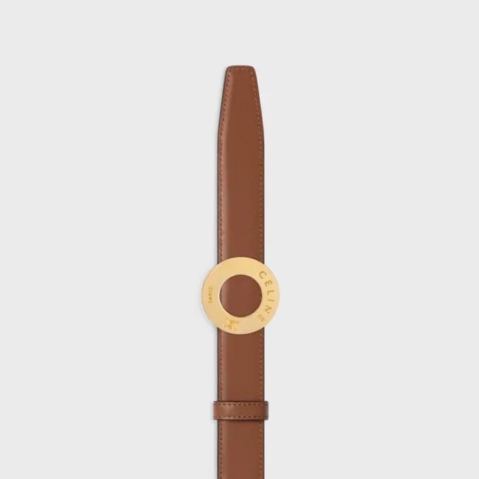 CELINE Disk Tokalı ve Çift Taraflı Kayış 25 mm CELINE Disk Tokalı ve Çift Taraflı Kayış 25 mm