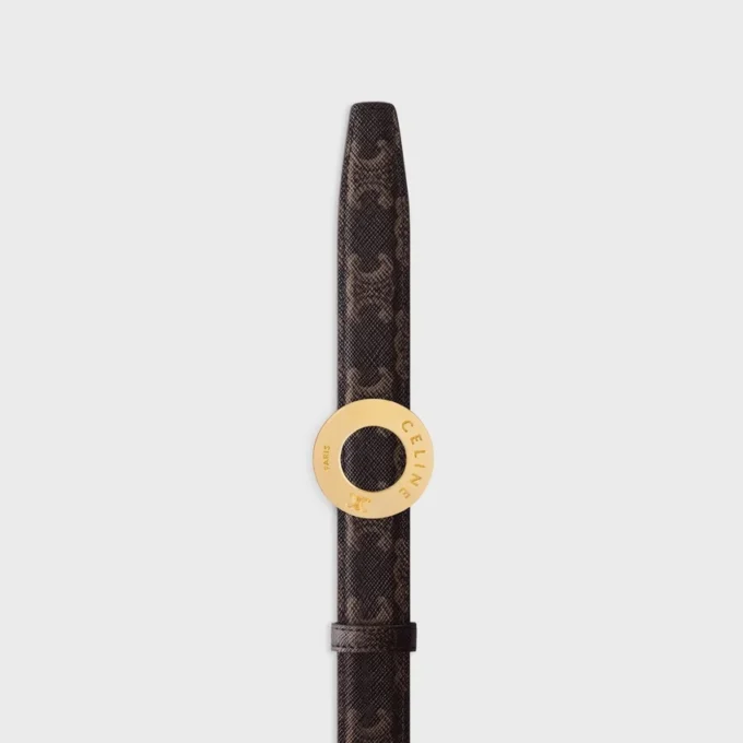 CELINE Disk Tokalı ve Çift Taraflı Kayış 25 mm CELINE Disk Tokalı ve Çift Taraflı Kayış 25 mm