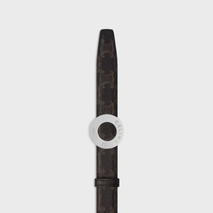 CELINE Disk Tokalı ve Çift Taraflı Kayış 25 mm CELINE Disk Tokalı ve Çift Taraflı Kayış 25 mm