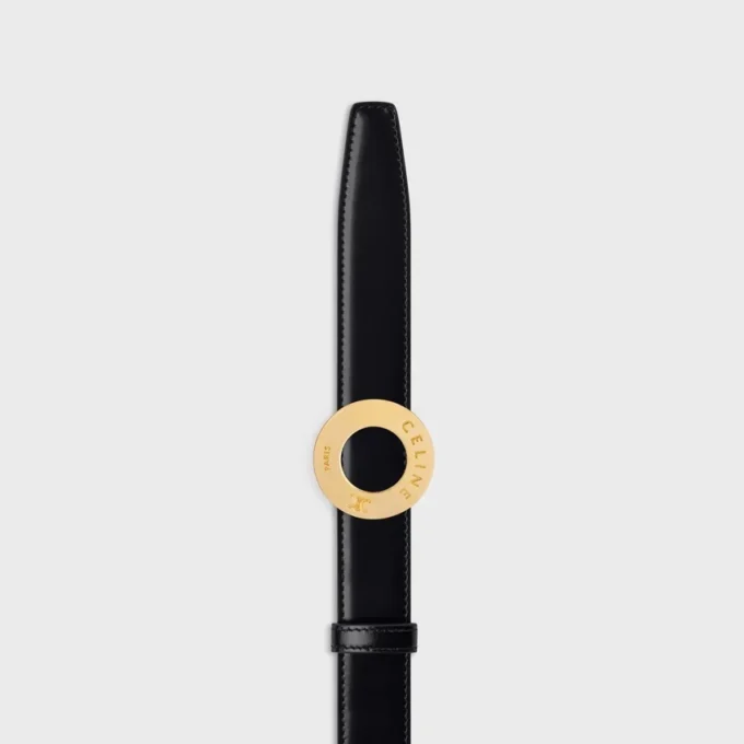 CELINE Disk Tokalı ve Çift Taraflı Kayış 25 mm CELINE Disk Tokalı ve Çift Taraflı Kayış 25 mm
