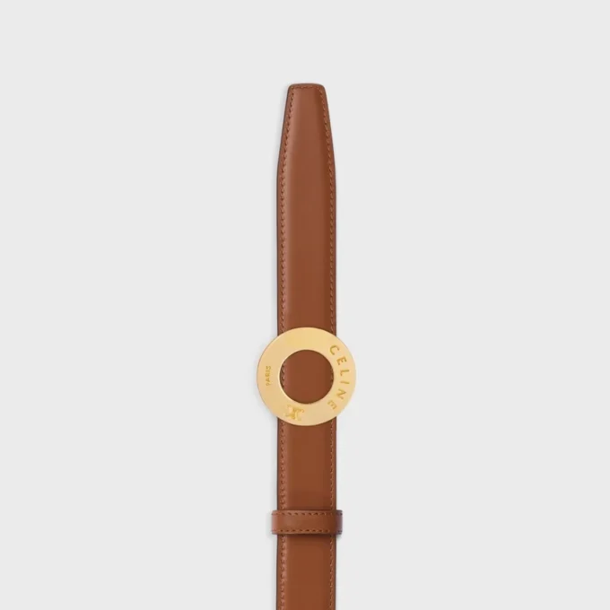 CELINE Disk Tokalı ve Çift Taraflı Kayış 25 mm CELINE Disk Tokalı ve Çift Taraflı Kayış 25 mm