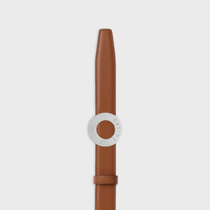 CELINE Disk Tokalı ve Çift Taraflı Kayış 25 mm CELINE Disk Tokalı ve Çift Taraflı Kayış 25 mm