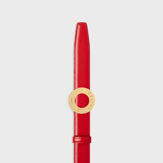 CELINE Disk Tokalı ve Çift Taraflı Kayış 25 mm CELINE Disk Tokalı ve Çift Taraflı Kayış 25 mm