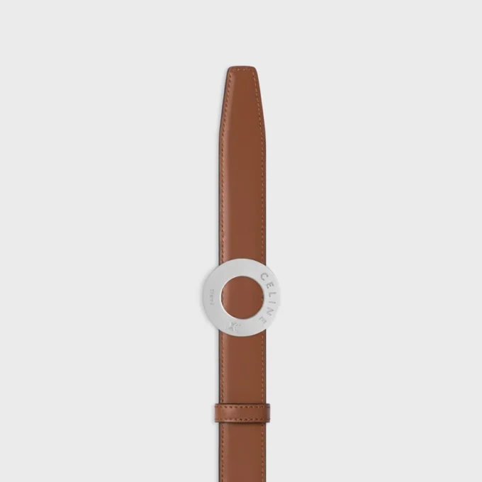 CELINE Disk Tokalı ve Çift Taraflı Kayış 25 mm CELINE Disk Tokalı ve Çift Taraflı Kayış 25 mm