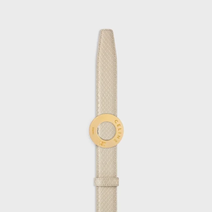 CELINE Disk Tokalı ve Çift Taraflı Kayış 25 mm CELINE Disk Tokalı ve Çift Taraflı Kayış 25 mm
