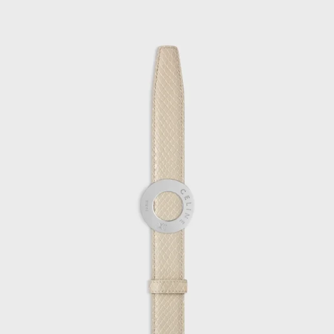 CELINE Disk Tokalı ve Çift Taraflı Kayış 25 mm CELINE Disk Tokalı ve Çift Taraflı Kayış 25 mm