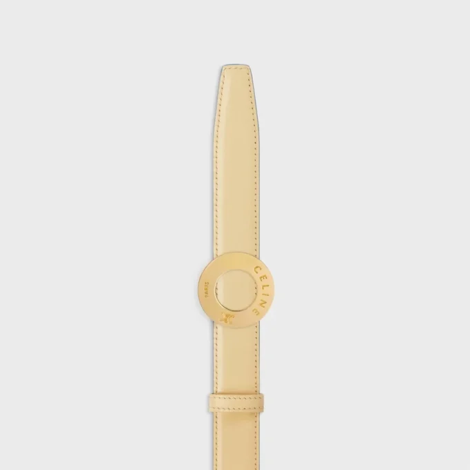 CELINE Disk Tokalı ve Çift Taraflı Kayış 25 mm CELINE Disk Tokalı ve Çift Taraflı Kayış 25 mm