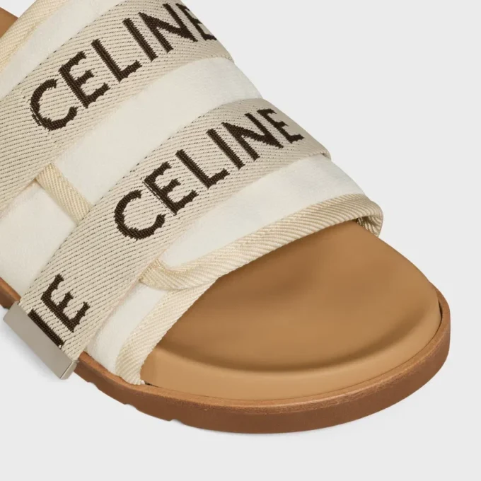 « CELINE » Jakarlı Kanvas Pitea Sandalet « CELINE » Jakarlı Kanvas Pitea Sandalet
