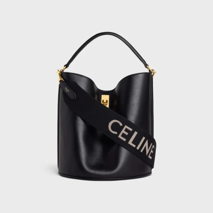CELINE Jakarlı Yün Kısa Askı CELINE Jakarlı Yün Kısa Askı
