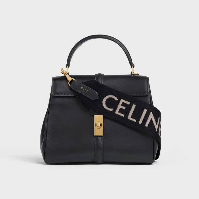 CELINE Jakarlı Yün Uzun Askılı