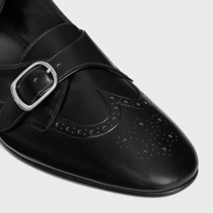 CELINE John Monk Strap, Esnek Dana Derisi CELINE John Monk Strap, Esnek Dana Derisi