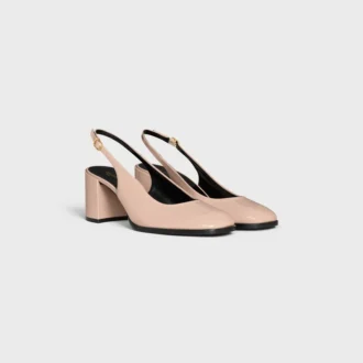 Celine Lily Delikli Triomphe Slingback, Patent Dana Derisi