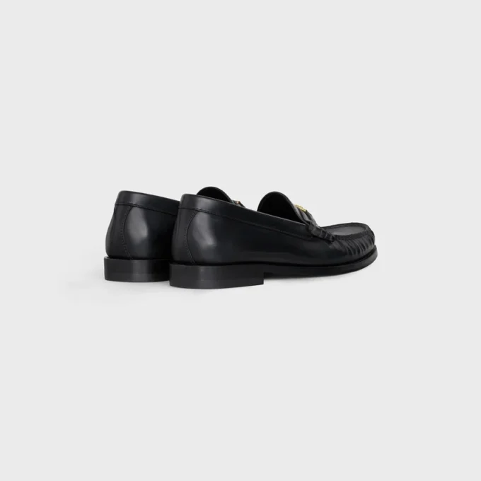 CELINE Luco Parlak Boğa Derisi Loafer CELINE Luco Parlak Boğa Derisi Loafer
