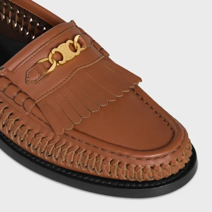 CELINE Luco Örgülü Loafer, Dana Derisi CELINE Luco Örgülü Loafer, Dana Derisi