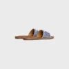 CELINE Lympia Mule, Çizgili Kumaş ve Triomphe CELINE Lympia Mule, Çizgili Kumaş ve Triomphe